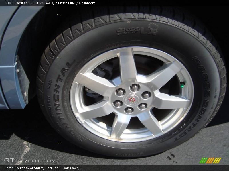 Sunset Blue / Cashmere 2007 Cadillac SRX 4 V6 AWD