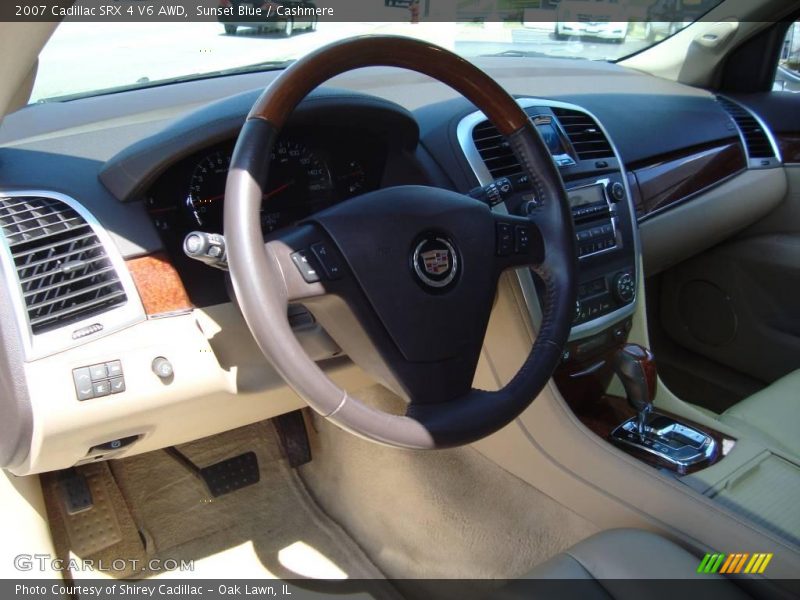 Sunset Blue / Cashmere 2007 Cadillac SRX 4 V6 AWD