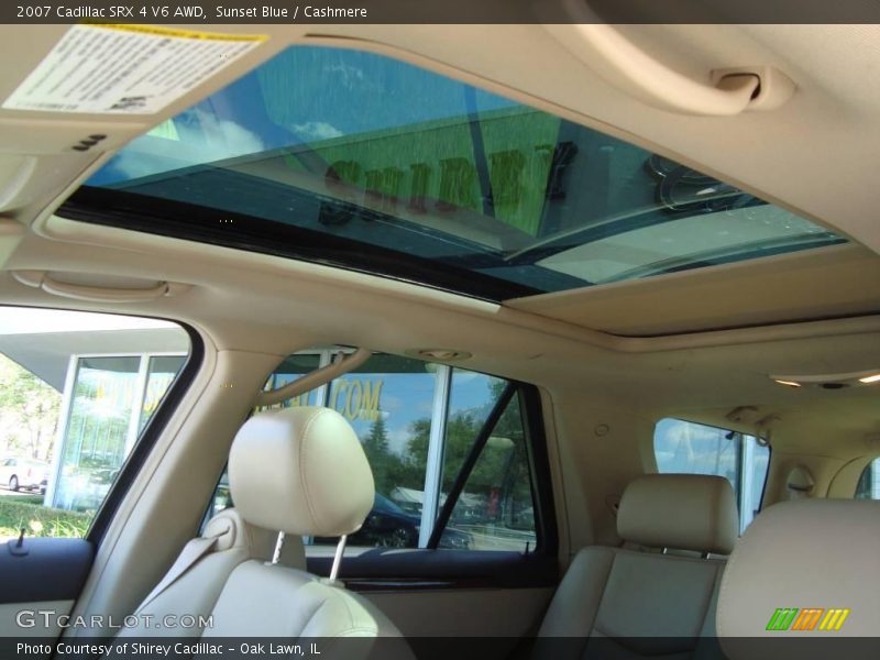 Sunset Blue / Cashmere 2007 Cadillac SRX 4 V6 AWD
