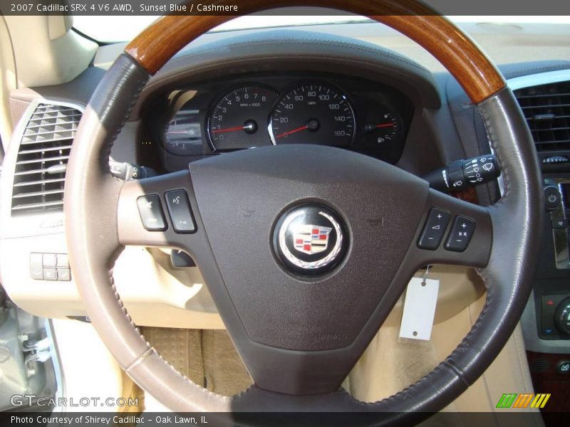 Sunset Blue / Cashmere 2007 Cadillac SRX 4 V6 AWD
