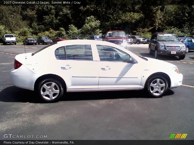 Summit White / Gray 2007 Chevrolet Cobalt LS Sedan