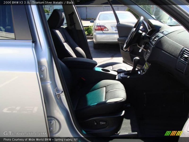 Titanium Silver Metallic / Black 2006 BMW X3 3.0i