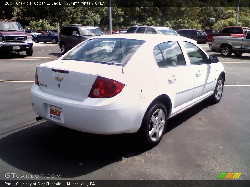 Summit White / Gray 2007 Chevrolet Cobalt LS Sedan