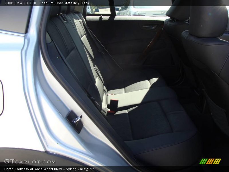 Titanium Silver Metallic / Black 2006 BMW X3 3.0i
