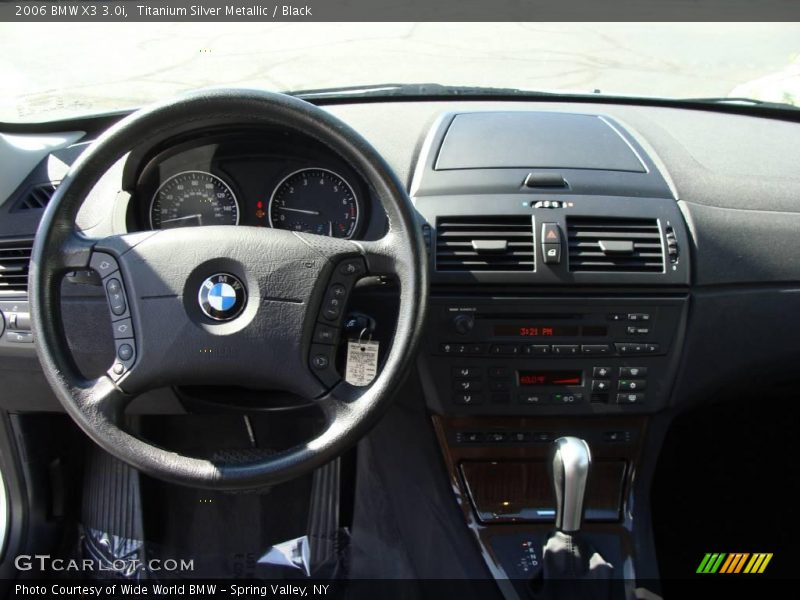 Titanium Silver Metallic / Black 2006 BMW X3 3.0i