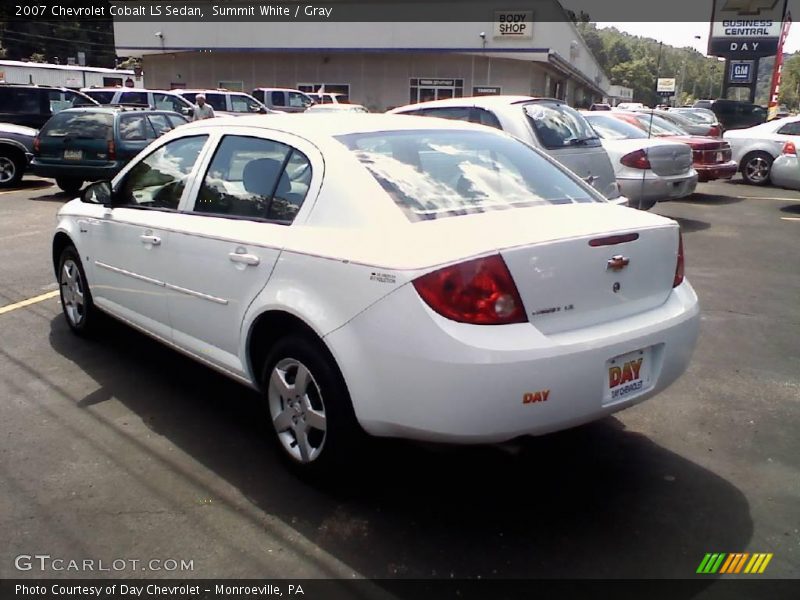 Summit White / Gray 2007 Chevrolet Cobalt LS Sedan