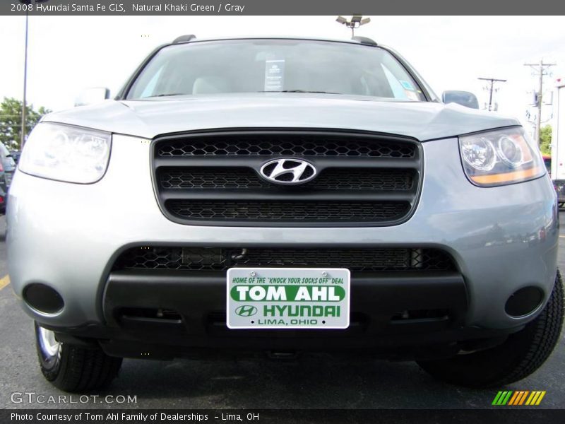 Natural Khaki Green / Gray 2008 Hyundai Santa Fe GLS
