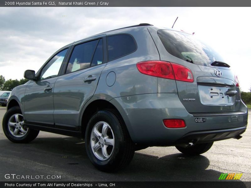 Natural Khaki Green / Gray 2008 Hyundai Santa Fe GLS