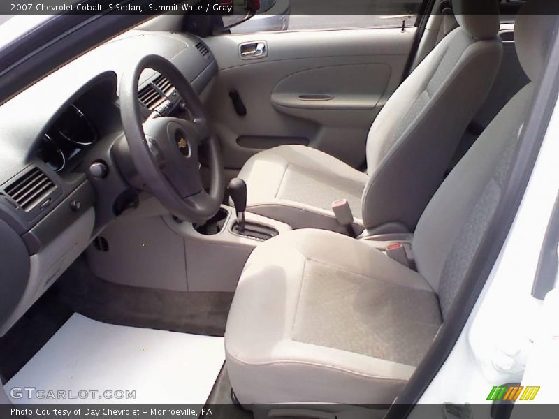 Summit White / Gray 2007 Chevrolet Cobalt LS Sedan