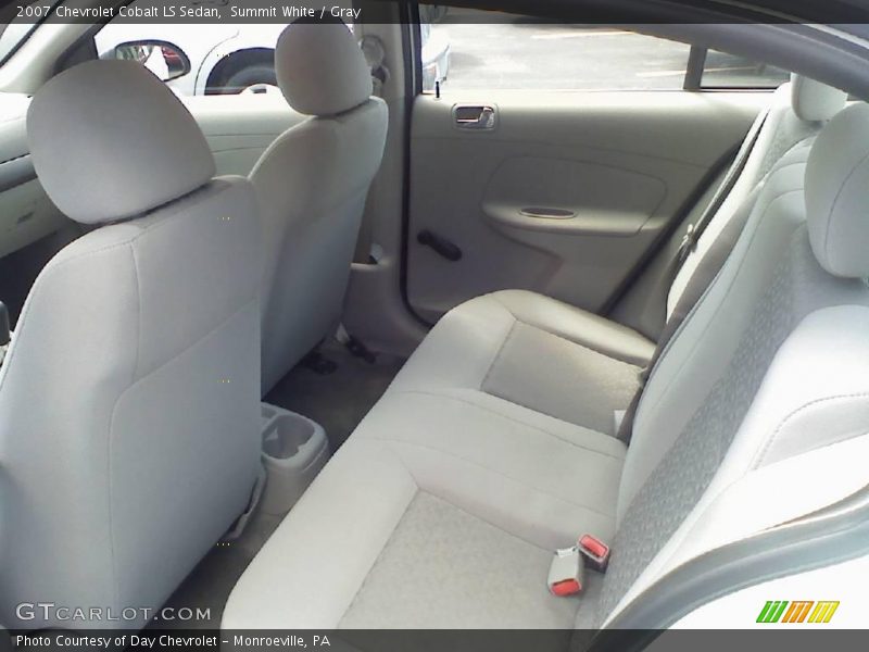 Summit White / Gray 2007 Chevrolet Cobalt LS Sedan