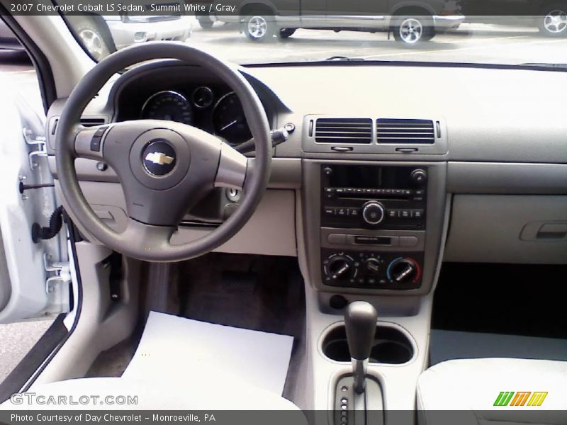 Summit White / Gray 2007 Chevrolet Cobalt LS Sedan