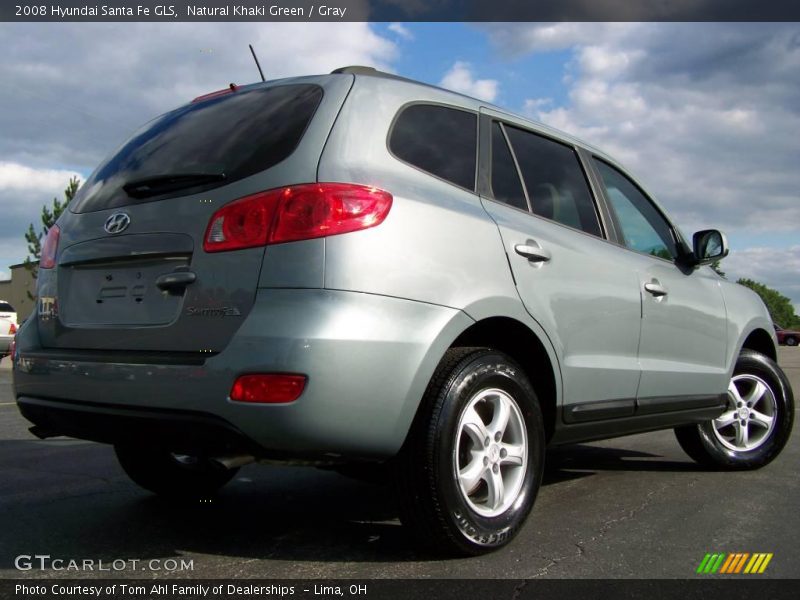 Natural Khaki Green / Gray 2008 Hyundai Santa Fe GLS