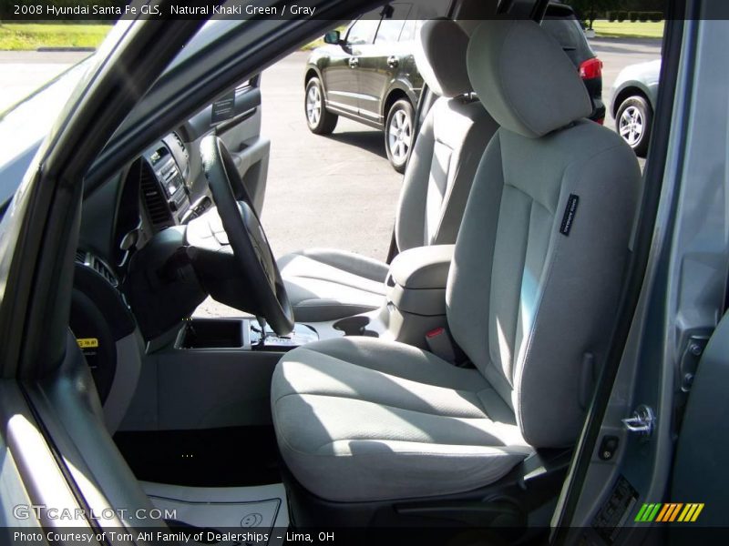 Natural Khaki Green / Gray 2008 Hyundai Santa Fe GLS