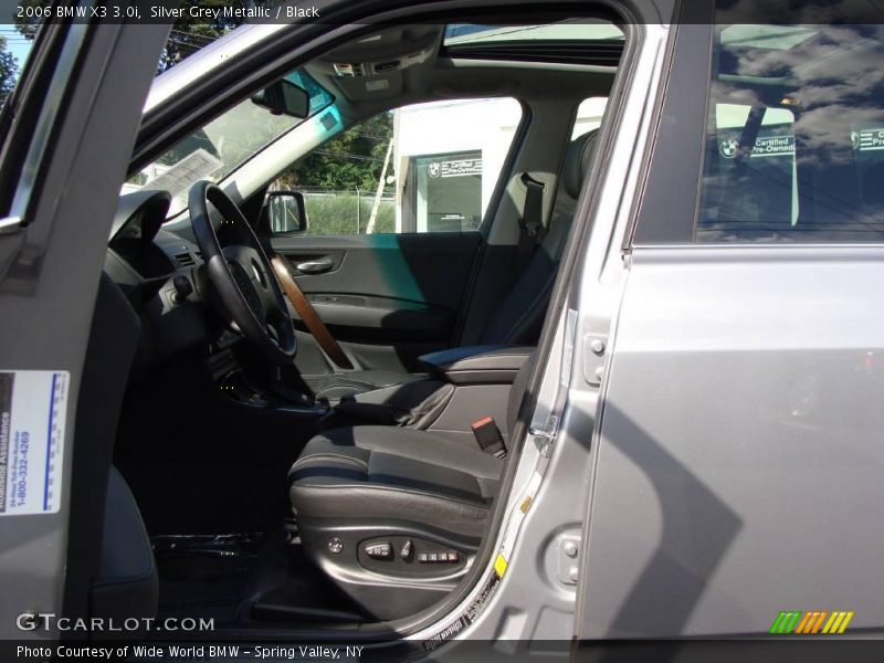 Silver Grey Metallic / Black 2006 BMW X3 3.0i