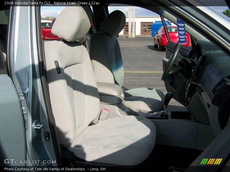 Natural Khaki Green / Gray 2008 Hyundai Santa Fe GLS