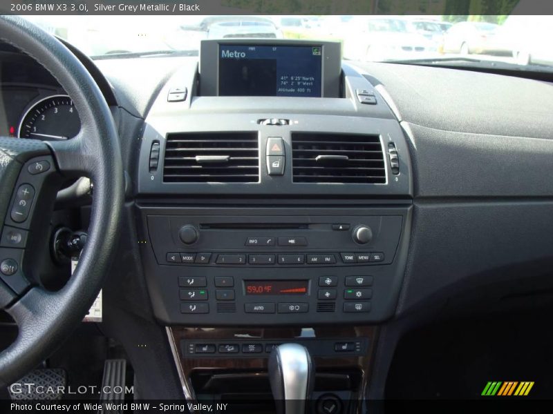 Silver Grey Metallic / Black 2006 BMW X3 3.0i