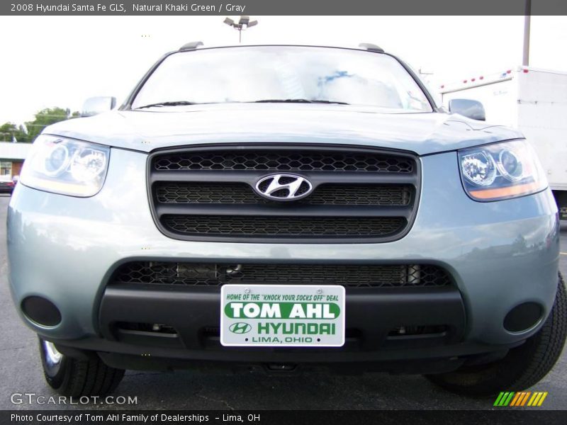 Natural Khaki Green / Gray 2008 Hyundai Santa Fe GLS