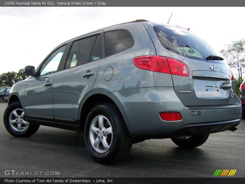 Natural Khaki Green / Gray 2008 Hyundai Santa Fe GLS