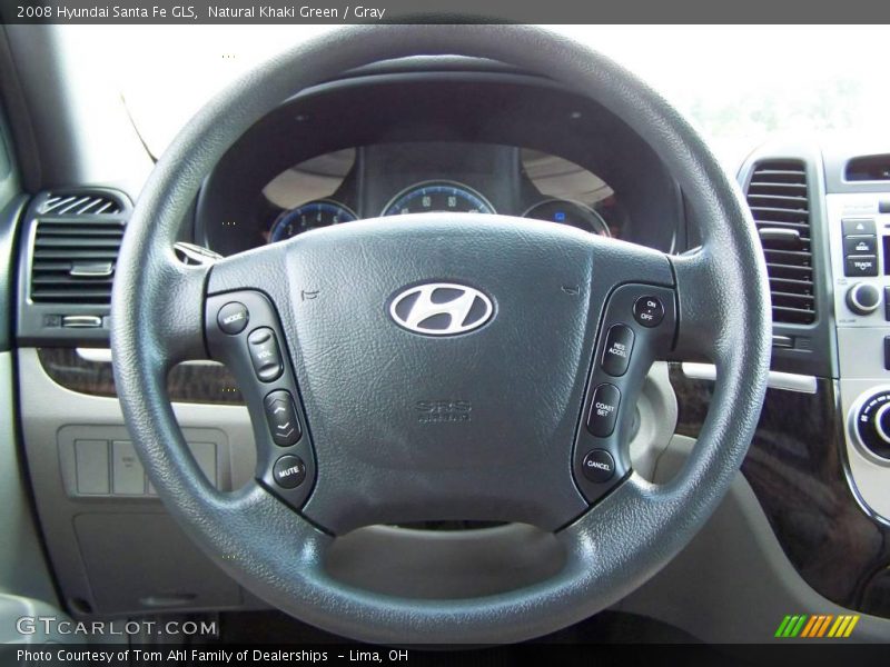 Natural Khaki Green / Gray 2008 Hyundai Santa Fe GLS