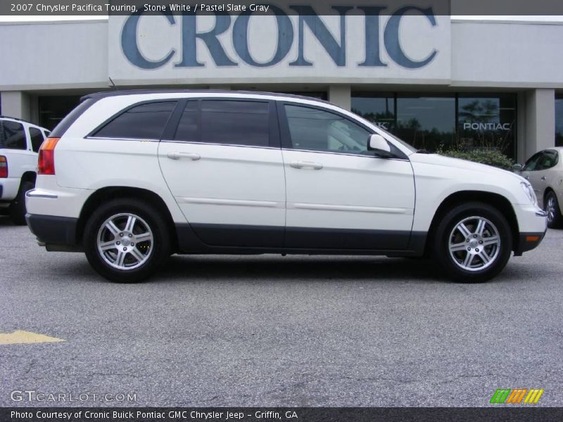 Stone White / Pastel Slate Gray 2007 Chrysler Pacifica Touring