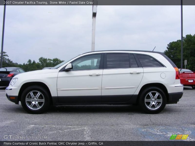 Stone White / Pastel Slate Gray 2007 Chrysler Pacifica Touring