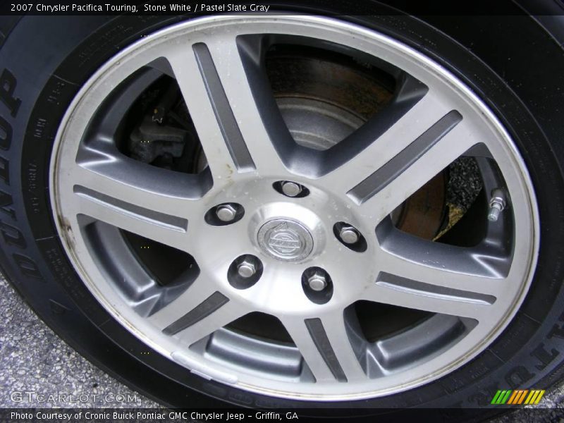 Stone White / Pastel Slate Gray 2007 Chrysler Pacifica Touring