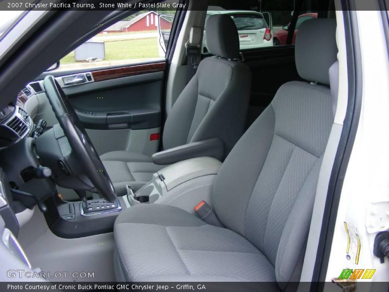 Stone White / Pastel Slate Gray 2007 Chrysler Pacifica Touring