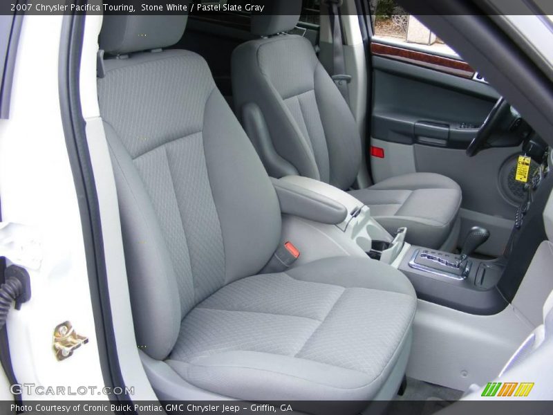 Stone White / Pastel Slate Gray 2007 Chrysler Pacifica Touring