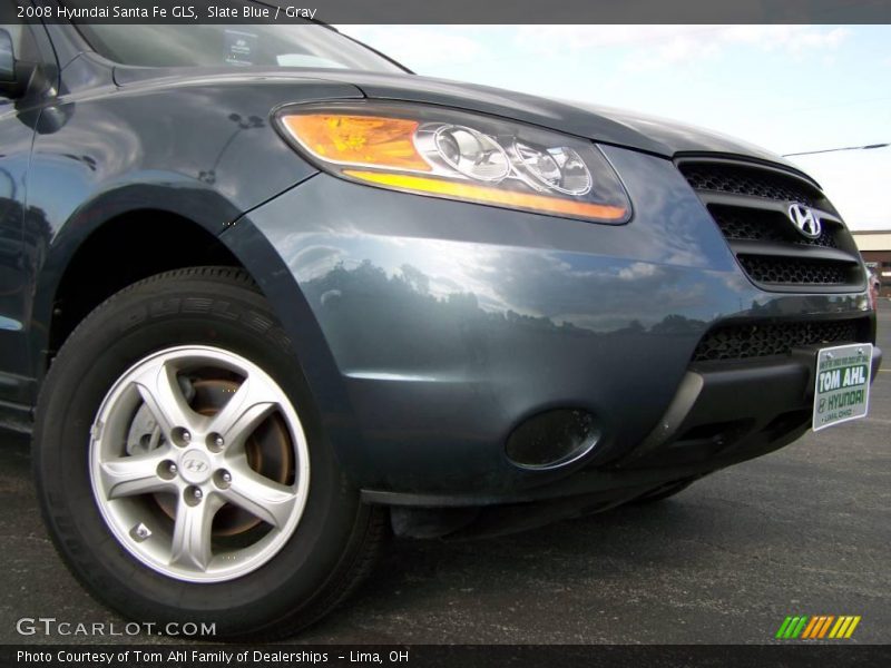 Slate Blue / Gray 2008 Hyundai Santa Fe GLS