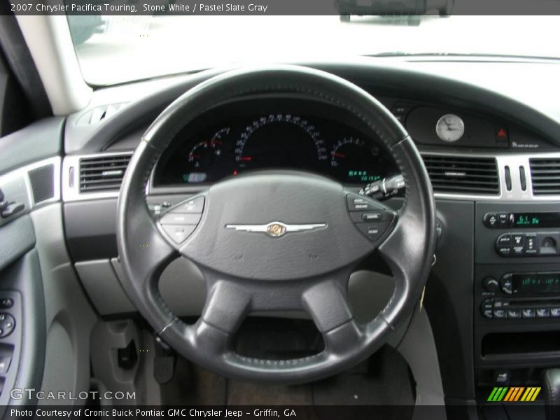Stone White / Pastel Slate Gray 2007 Chrysler Pacifica Touring