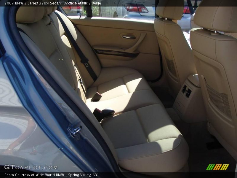 Arctic Metallic / Beige 2007 BMW 3 Series 328xi Sedan