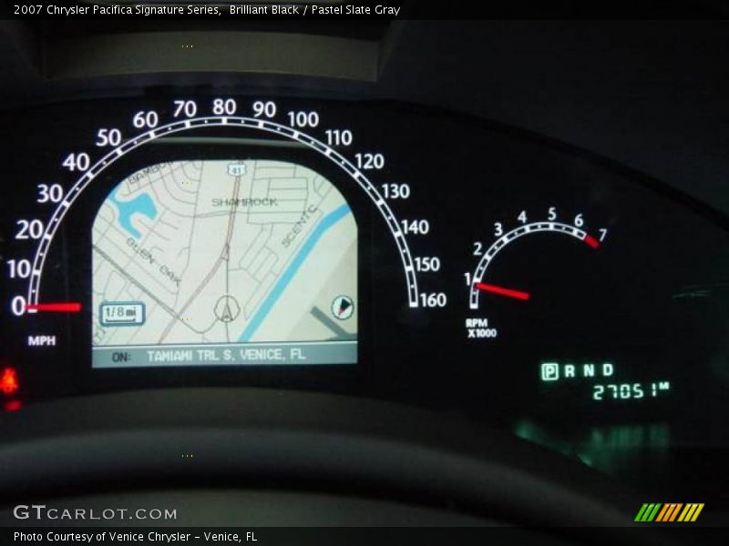 Brilliant Black / Pastel Slate Gray 2007 Chrysler Pacifica Signature Series