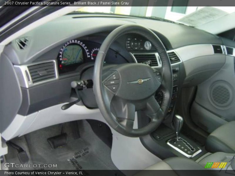 Brilliant Black / Pastel Slate Gray 2007 Chrysler Pacifica Signature Series