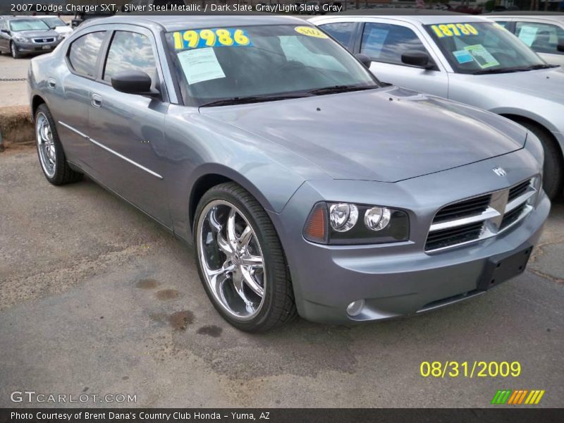 Silver Steel Metallic / Dark Slate Gray/Light Slate Gray 2007 Dodge Charger SXT