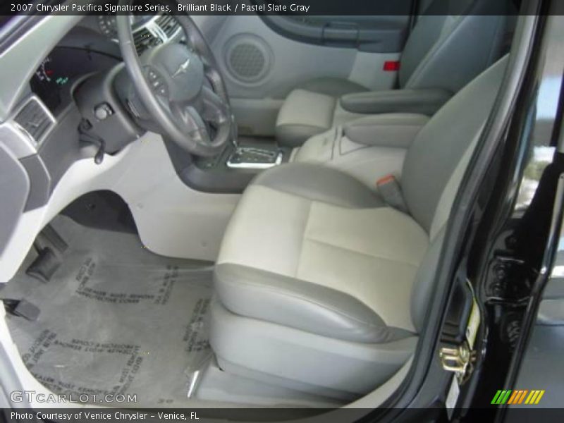 Brilliant Black / Pastel Slate Gray 2007 Chrysler Pacifica Signature Series