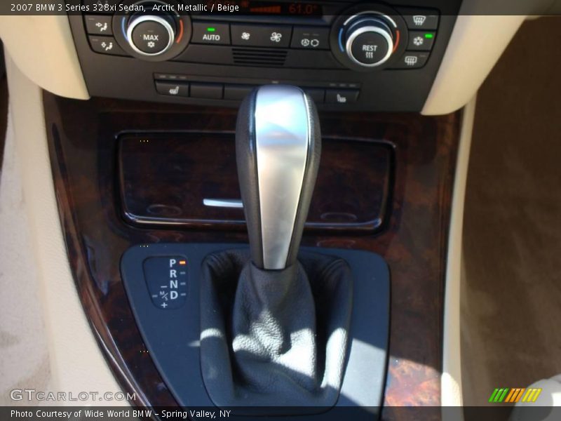 Arctic Metallic / Beige 2007 BMW 3 Series 328xi Sedan