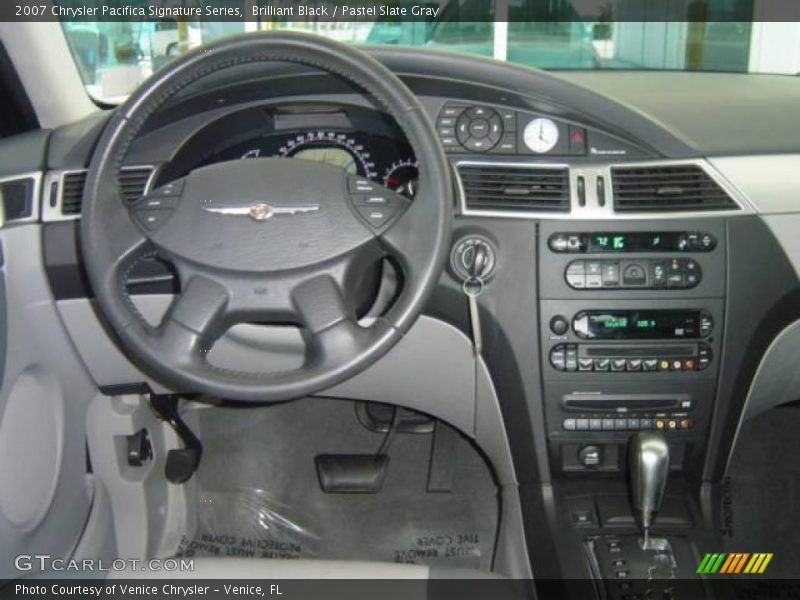 Brilliant Black / Pastel Slate Gray 2007 Chrysler Pacifica Signature Series
