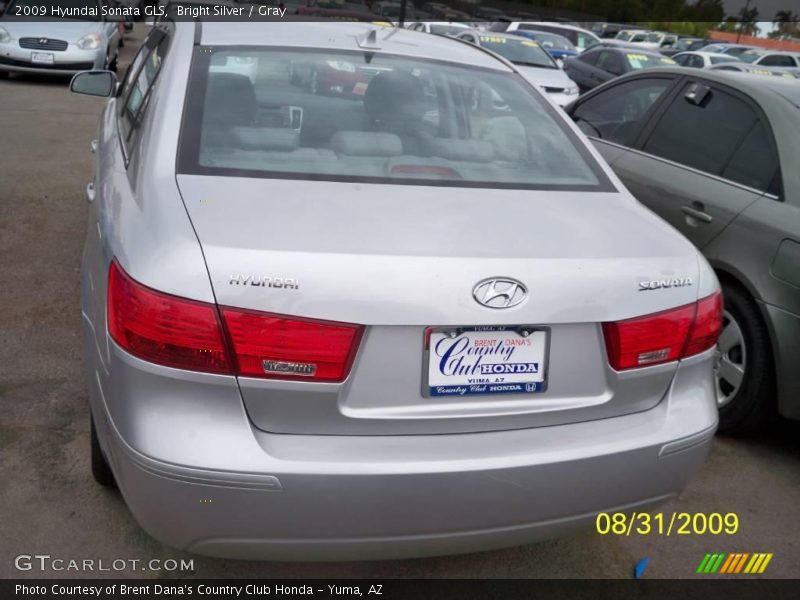 Bright Silver / Gray 2009 Hyundai Sonata GLS