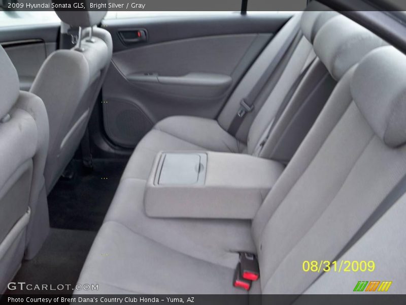 Bright Silver / Gray 2009 Hyundai Sonata GLS