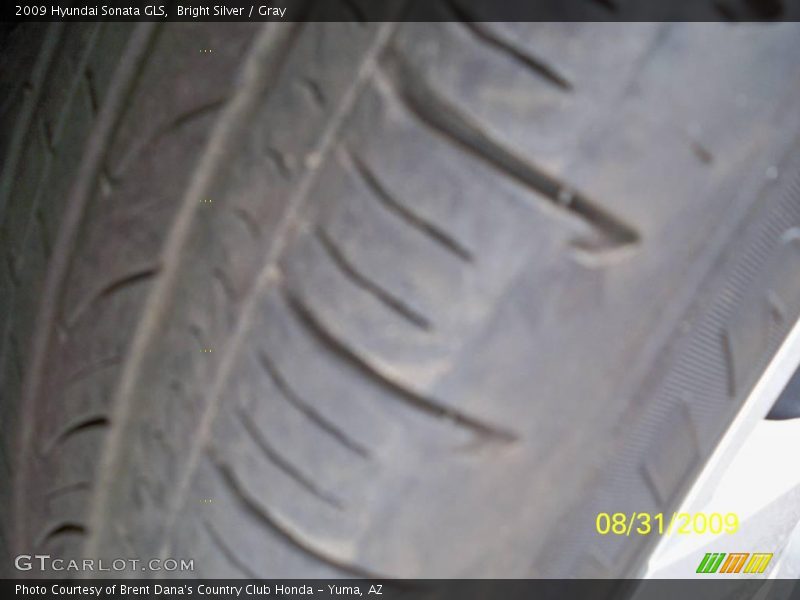 Bright Silver / Gray 2009 Hyundai Sonata GLS