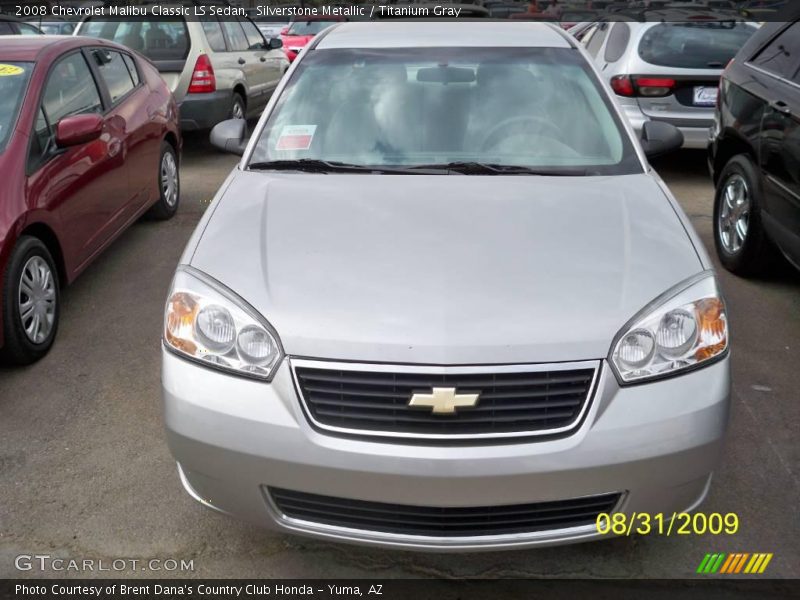 Silverstone Metallic / Titanium Gray 2008 Chevrolet Malibu Classic LS Sedan