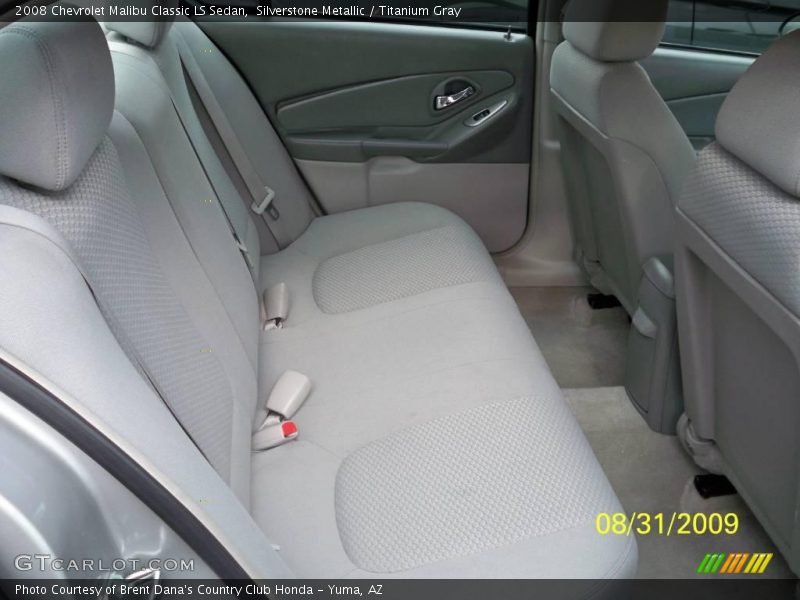 Silverstone Metallic / Titanium Gray 2008 Chevrolet Malibu Classic LS Sedan