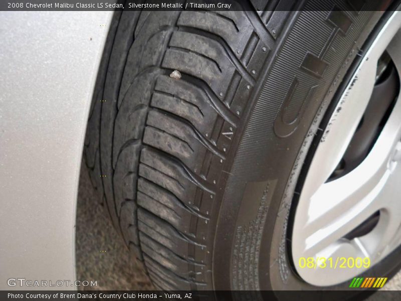 Silverstone Metallic / Titanium Gray 2008 Chevrolet Malibu Classic LS Sedan