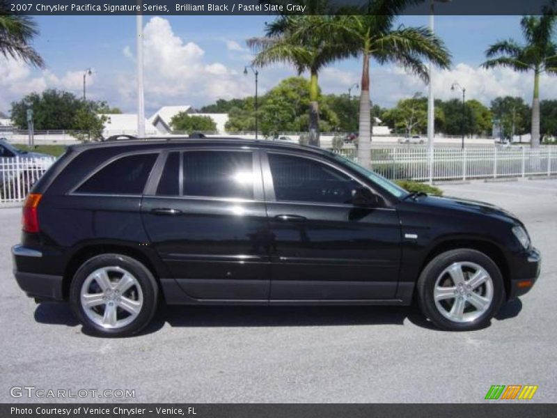 Brilliant Black / Pastel Slate Gray 2007 Chrysler Pacifica Signature Series