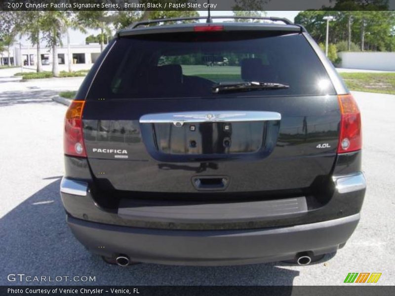 Brilliant Black / Pastel Slate Gray 2007 Chrysler Pacifica Signature Series