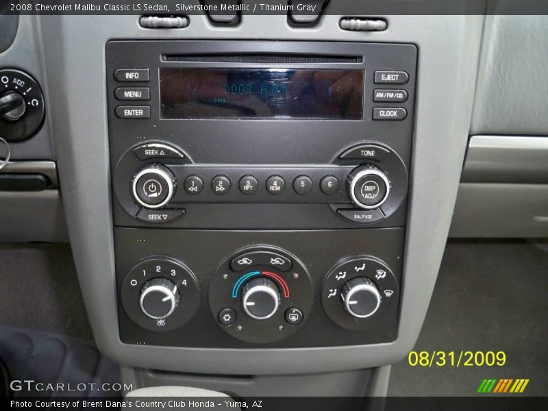 Silverstone Metallic / Titanium Gray 2008 Chevrolet Malibu Classic LS Sedan