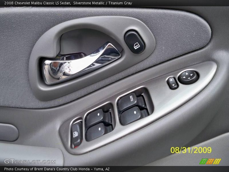 Silverstone Metallic / Titanium Gray 2008 Chevrolet Malibu Classic LS Sedan