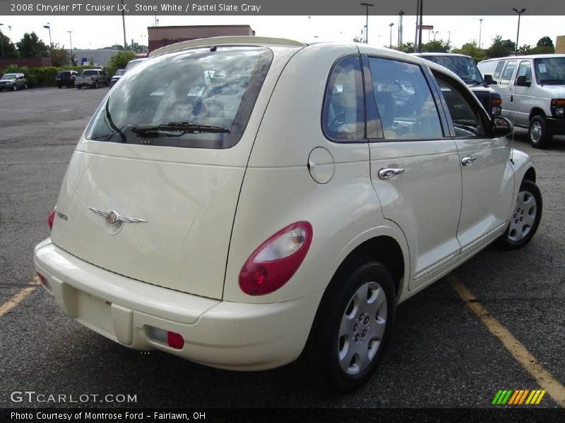 Stone White / Pastel Slate Gray 2008 Chrysler PT Cruiser LX