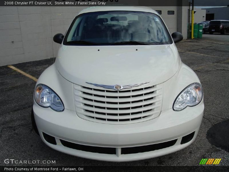 Stone White / Pastel Slate Gray 2008 Chrysler PT Cruiser LX