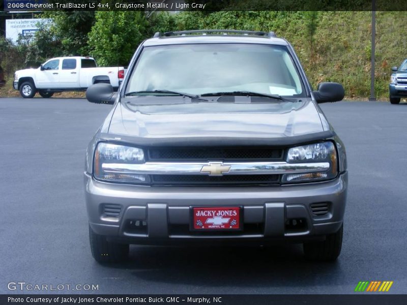 Graystone Metallic / Light Gray 2008 Chevrolet TrailBlazer LS 4x4